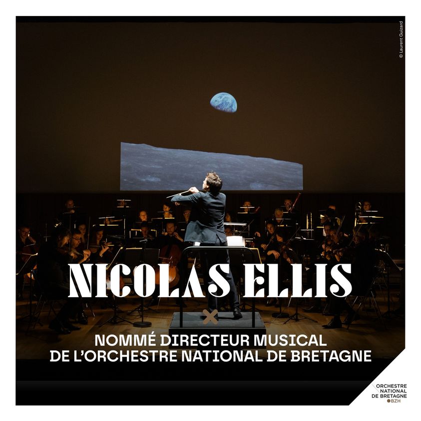 Nicolas Ellis, nommé directeur musical de l'Orchestre National de Bretagne